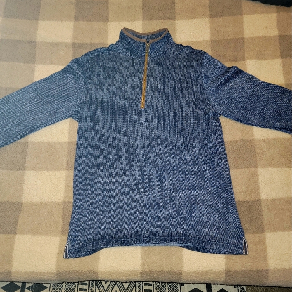 Md weatherproof 1/4 zipup sweater